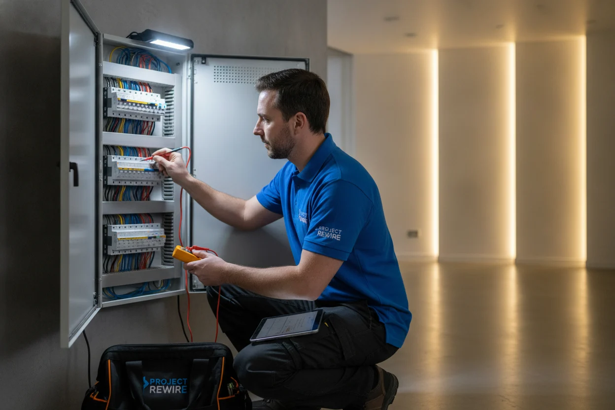 Project Rewire Your Trusted Partner for Home Rewiring in Glasgow & Paisley